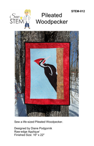 Pileated Woodpecker Quilt Pattern - Downloadable