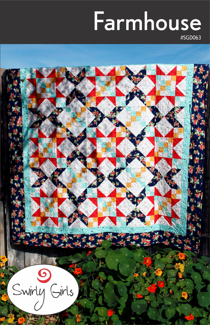 SGD063 Farmhouse Quilt Pattern - Fat Quarter Gypsy Shop