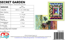 FQG109 Secret Garden Pattern