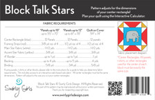 SGD070 Block Talk Stars Pattern