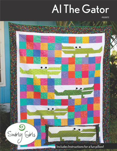 Al The Gator Quilt Pattern Front Cover