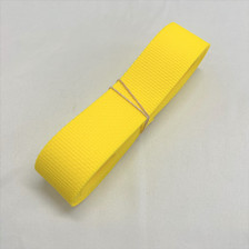 Yellow 1.5" wide polypropylene webbing - 4 yard piece
