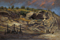 Beneath Golgotha 20x30 LE Signed & Numbered - Giclee Canvas