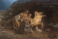 The Nativity 16X24 Signed - Litho Print