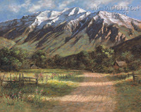 Timpanogos Shadows 18 x 22 LE Signed & Numbered - Litho Print