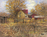 The Homestead 11 x 14 LE Signed & Numbered - Giclee Canvas