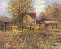 The Homestead 16 x 20 LE Signed & Numbered - Giclee Canvas