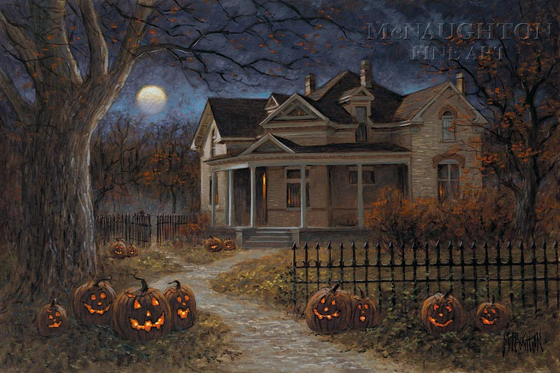 Happy Halloween 16x24 LE Signed & Numbered - Giclee Canvas