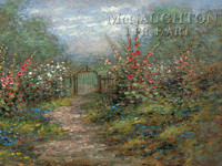 Garden Gate 12x16 LE Signed & Numbered - Giclee Canvas
