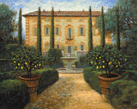 Italian Villa 16x20 LE Signed & Numbered - Giclee Canvas