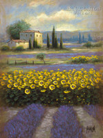 Lavender and Gold 2 20x30 LE Signed & Numbered - Giclee Canvas
