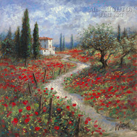 Path to the Villa 20x20 LE Signed & Numbered - Giclee Canvas