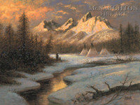 Spirits of Tetons 24x36 LE Signed & Numbered - Giclee Canvas