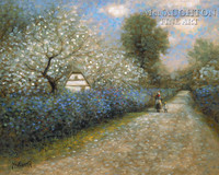 Blossom Lane 11x14 LE Signed & Numbered - Giclee Canvas