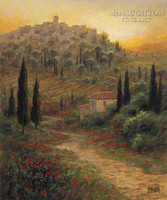 Evening in Tuscany 11x14 LE Signed & Numbered - Giclee Canvas