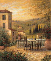 Tuscan View for Two 12x16 LE Signed & Numbered - Giclee Canvas