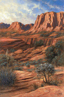 Canyon Shadows 28x35 - Giclee Canvas