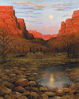 Desert Moon 11x14 LE Signed & Numbered - Giclee Canvas