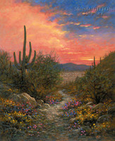 Superstition Trail 20x24 LE Signed & Numbered - Giclee Canvas