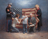 Mending The Nation 11X14 - Giclee Canvas