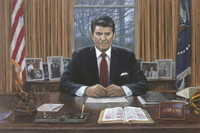 Ronald Reagan - It Can Be Done, 16X24 Canvas Giclee, Limited Edition, 100 S/N