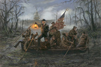 Crossing The Swamp 16x24 Litho Signed Open Edition Mcnaughton