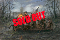SOLD OUT - Crossing the Swamp - 16X24 Canvas Giclee, Limited Edition, S/N Edition 200