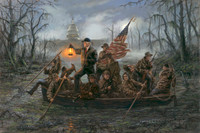 Crossing the Swamp - 20X30 inch Limited Edition Litho Print, Signed and Numbered (6000)