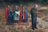 National Emergency - 30X45 inch Limited Edition Giclee Canvas Print, Signed and Numbered (100)