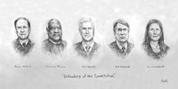Defenders of the Constitution - 7.5x15 Inch  Litho Print