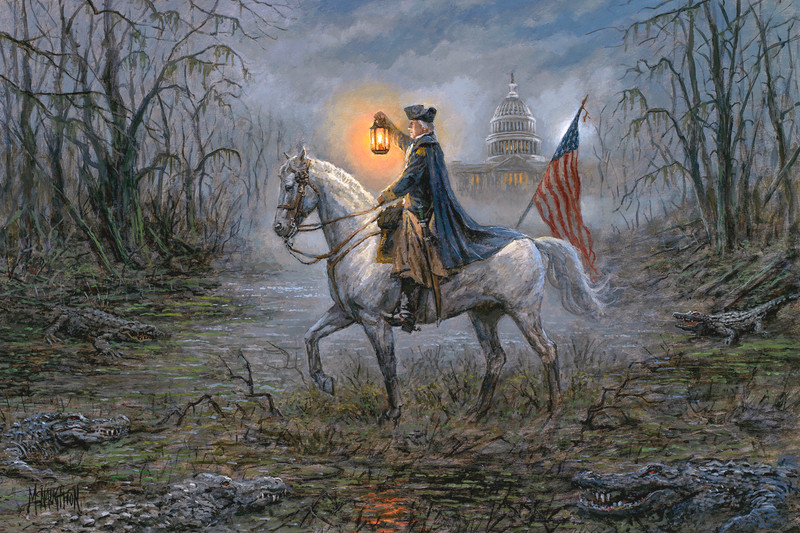 Light of Liberty 12x18 Signed Giclee Canvas McNaughton Fine Art