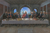 Last Supper of a Blessed Nation 12X18 Giclee - Open Edition