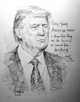 The Heirs Trump Sketch Original