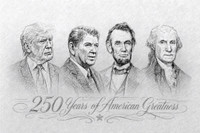 250 Years Sketch - 11x14 Inch Litho, Limited Edition, Signed and numbered, (100)