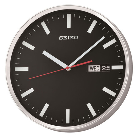 Seiko Wall Clock QXF104A with Day / Date Display | ATL Outlet