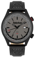 Timberland Malden Men's Analog Watch with Date, Black Leather Strap & Grey Dial TBL.15942JSB/13