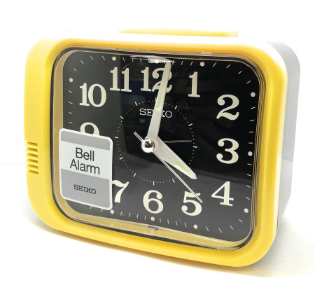 Seiko | Bedside Bell Alarm Clock | QHK058Y | ATL Outlet
