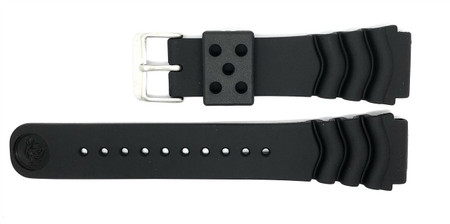 Seiko Z22 22mm Replacement Black Divers Watch Strap ZTA05J (4FY8JZ  alternative) to fit Seiko SKXA35, SHC033,