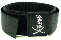 X-Treme 20mm Wrap Around Nylon Watch Band Strap Gents Men's - Black