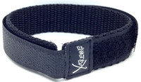 X-Treme 16mm Wrap Around Nylon Watch Band Strap Ladies Women's - Black