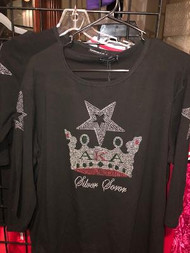 CLASSIC SILVERSTAT SHIRT WITH STAR CUT OUT IN CENTER AND ON SLEEVES