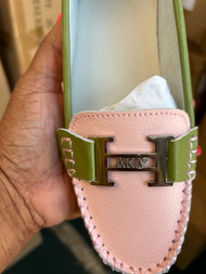 PINK LEATHER LOAFER IS BACK! SIZES 6.5 TO 12M