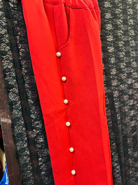 RED PEARL PANTS 