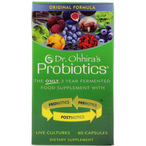 Buy Essential Formulas Probiotics Original Formula 60 Caps Dr. Ohhira's Essential Formulas Online, UK Delivery, Stabilized Probiotics