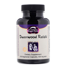 Buy Duanwood Reishi 500 mg 100 Veggie Caps Dragon Herbs Online, UK Delivery, Immune Support Mushrooms