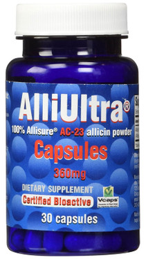 AlliUltra 360 mg 30 Caps Allimax 100% Allisure Allicin Powder, UK 