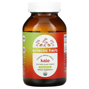 Buy Raw Kale POW-der 32 oz (90 g) Eclectic Institute Online, UK Delivery, Immune Systems Vitamins Boosters Support Supplements