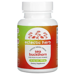 Buy Sea Buckthorn 400 mg 90 Non-GMO Veggie Caps Eclectic Institute Online, UK Delivery,