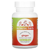 Buy Ginger 395 mg 90 Non-GMO Veggie Caps Eclectic Institute Online, UK Delivery, Herbal Remedy Natural Treatment