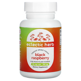 Buy Black Raspberry 90Veggie Caps Eclectic Institute Online, UK Delivery, Herbal Remedy Natural Treatment